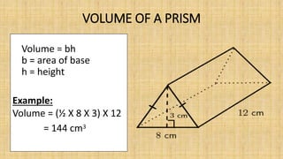 Volume Base Prisms | PPTX