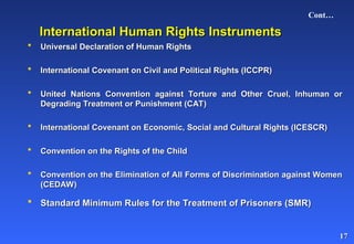 Regional Human Rights Instrument Pakistan Prison Rules and situation in actual | PPT