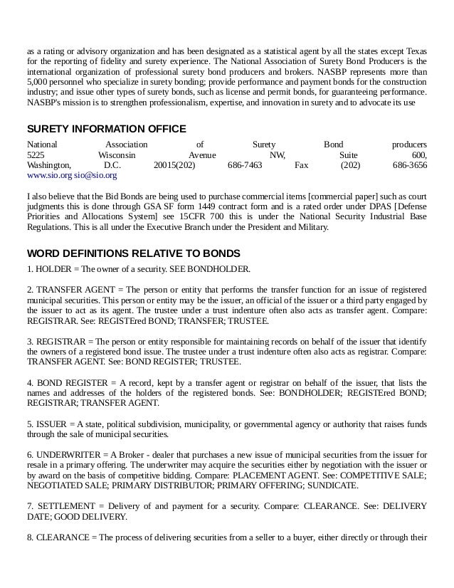 Prison Treaties Bonds