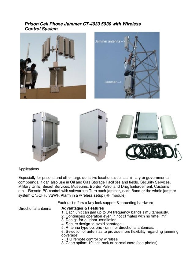 Prison Cell Phone Jammer Ct 4030 5030 400w With Wireless Control Syst