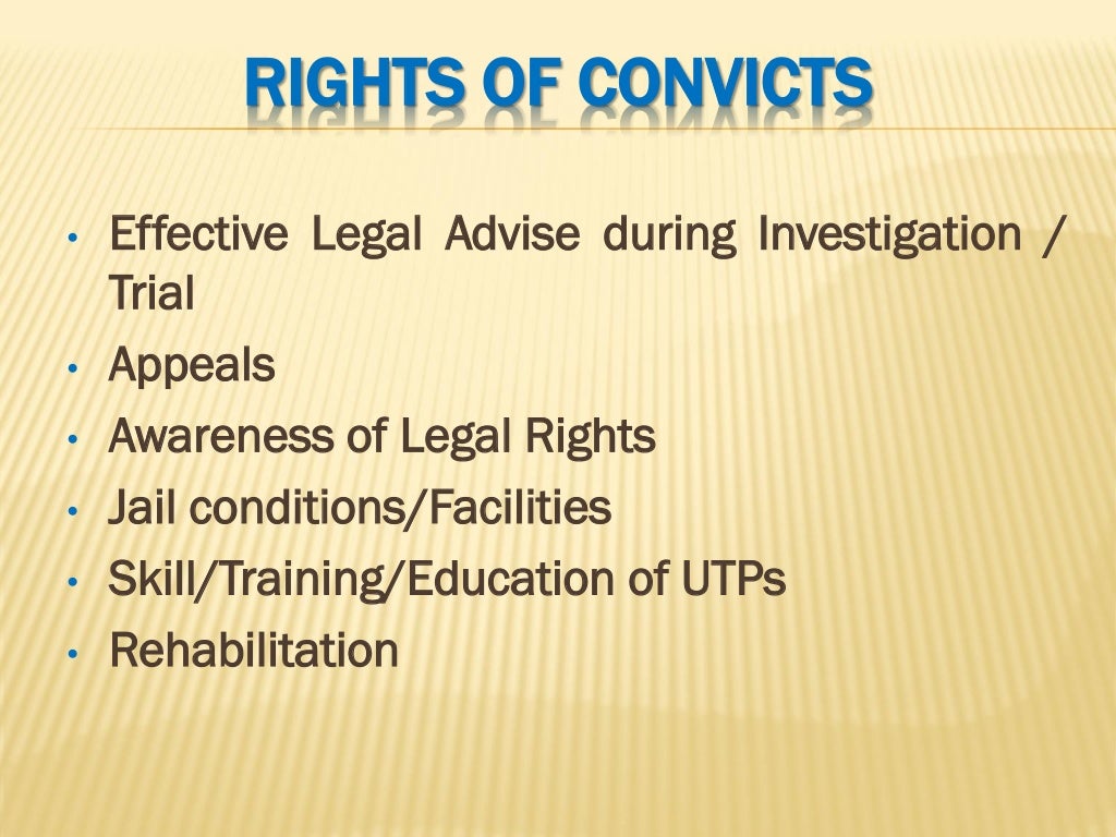 Prisoners Rights Legal Aid & Prison Reforms
