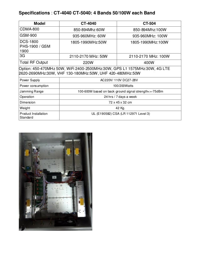 Signal jammer instructions , Waterproof CDMA / GSM 900 MHz Prison Jammer RF Frequency Jammer For Oil Fields
