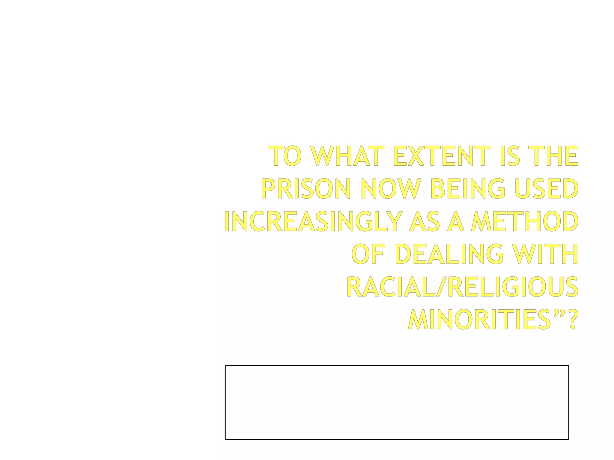 Prison minorities kay | PPT