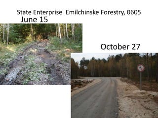 State Enterprise Emilchinske Forestry, 0605
June 15
October 27
 