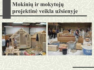 Mokinių ir mokytojų
projektinė veikla užsienyje
 