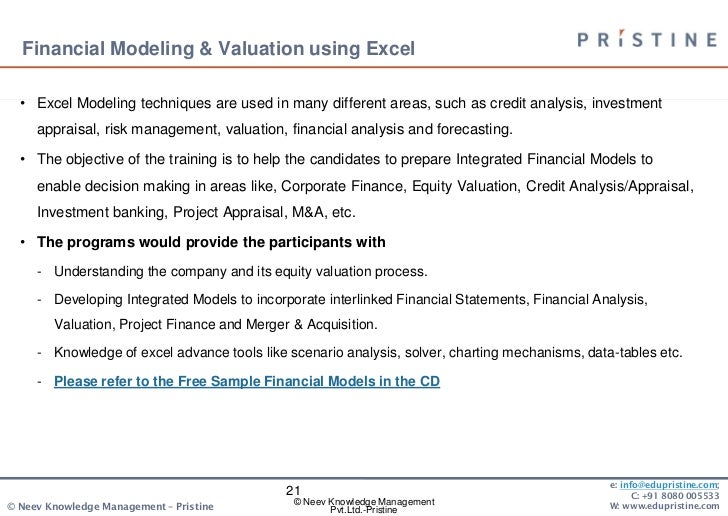 financial modeling resumes