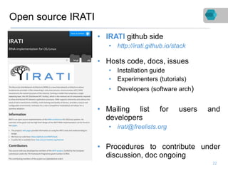 IRATI: an open source RINA implementation for Linux/OS