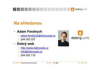 Pravidla přístupnosti prakticky