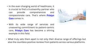 Pristyn Care Company Your Trusted Partner in Healthcare.pptx
