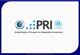 United Nations Principles for Responsible Investment 