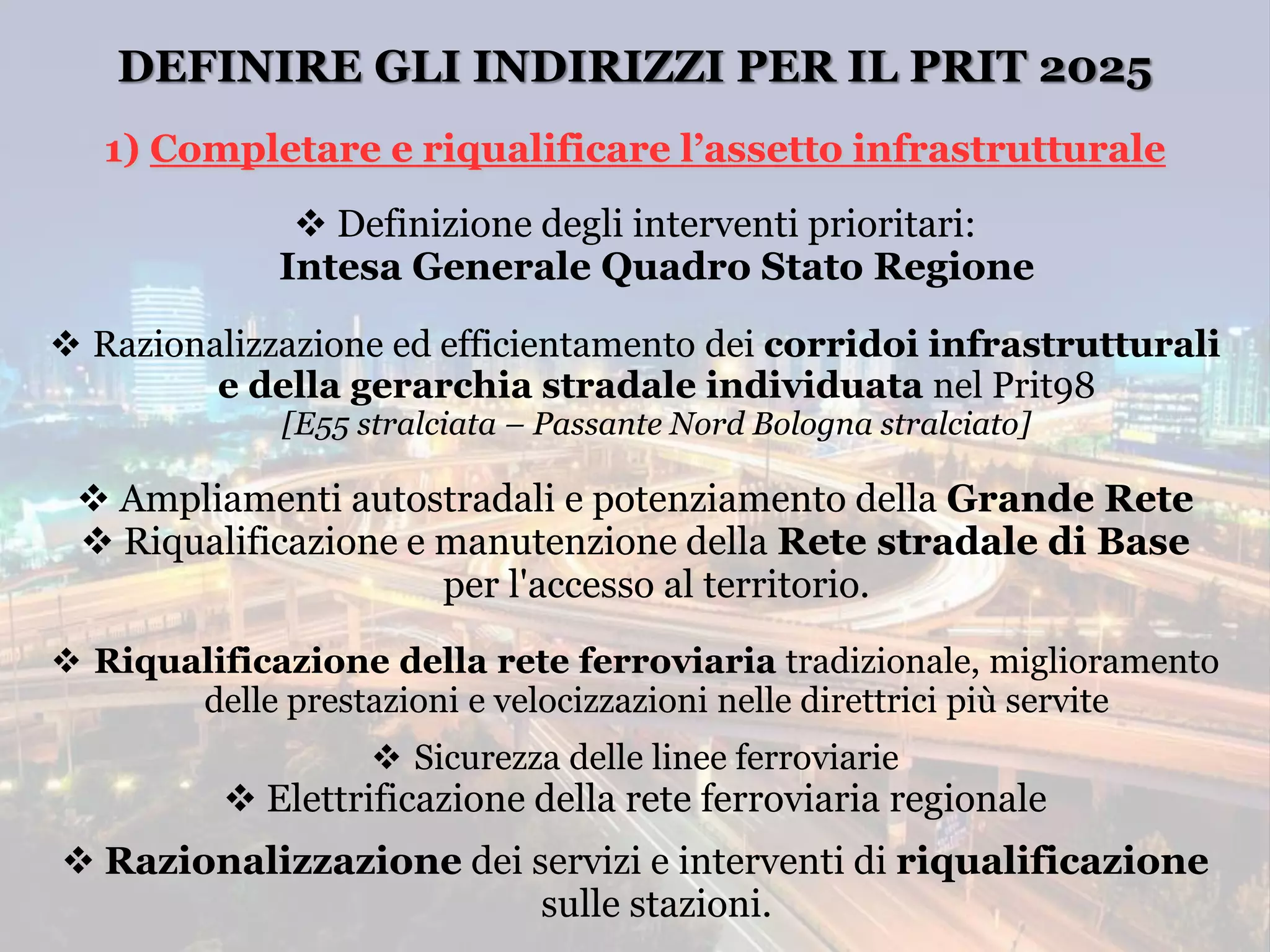 Prit 2025 Documento Preliminare PPT