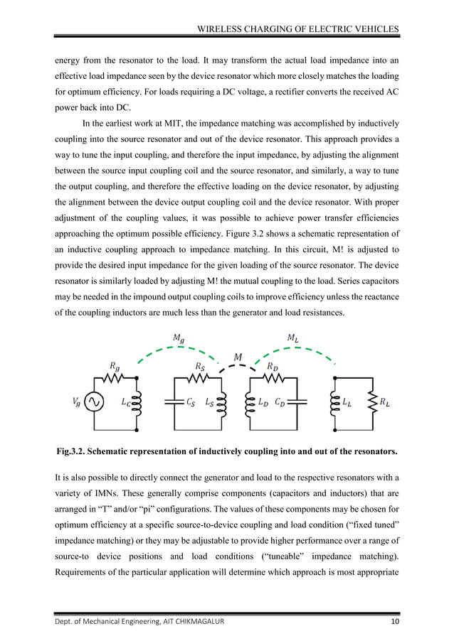 Wireless Charging of Electric Vehicles seminar report PDF