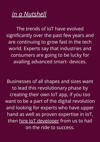 Top 08 IoT Trends to Watch Out in 2020 (Top IoT Trends + Digital Transformation = Drive Innovation in Your Business)