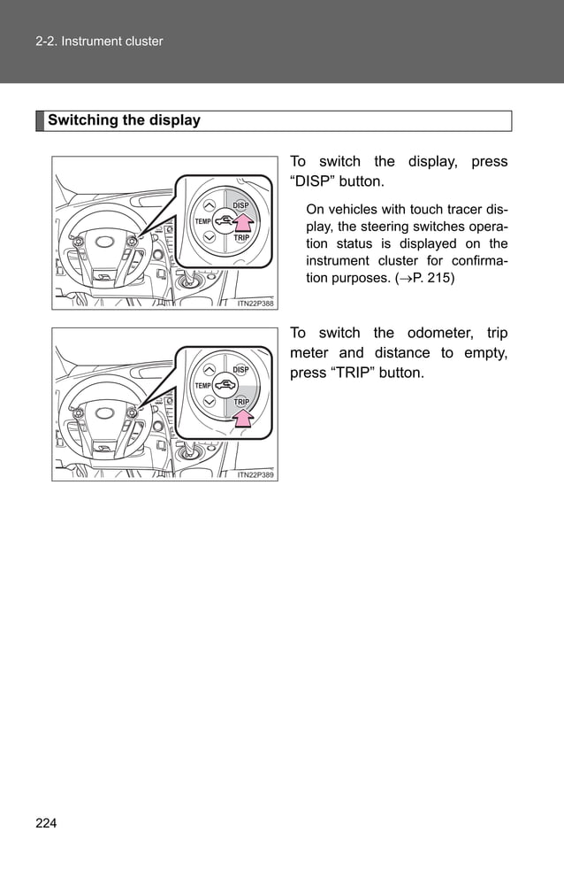 2012 Toyota Prius Gauges