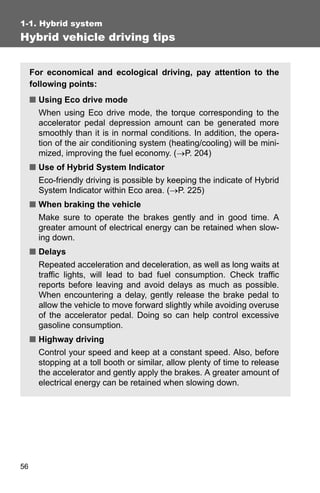 2012 Toyota Prius Hybrid System | PDF