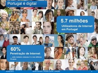 26/06/2015 REDES SOCIAIS | PEDRO COSTA | EPADRV 4
 