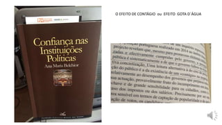 O EFEITO DE CONTÁGIO ou EFEITO GOTA D´ÁGUA
 