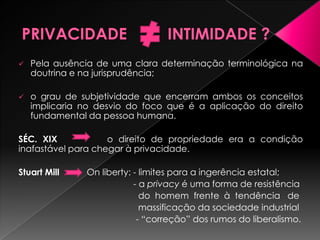 Direito de controlar a disseminação de informações sobre si mesmo