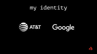my identity
 