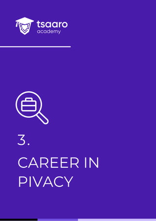 CAREER IN
PIVACY
3.
 