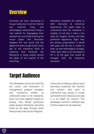 Privacy-in-the-Metaverse | PDF