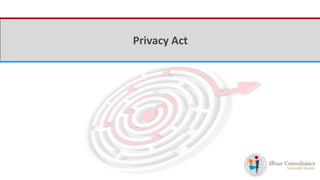 iFour ConsultancyPrivacy Act
 