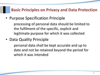 Privacy and Data Protection | PPTX