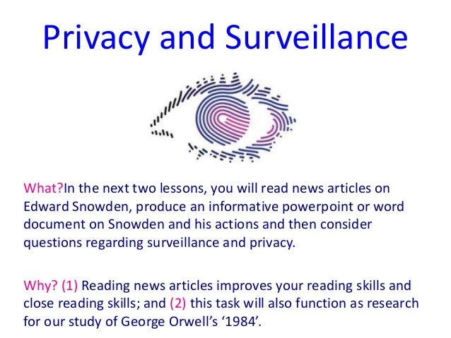 Privacy and surveillance