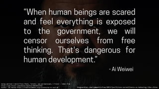 Privacy, Surveillance and librarianship