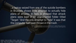 Privacy, Surveillance and librarianship