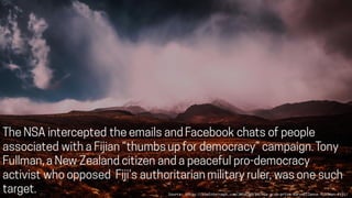 Privacy, Surveillance and librarianship