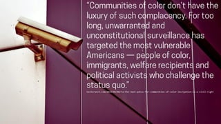 Privacy, Surveillance and librarianship