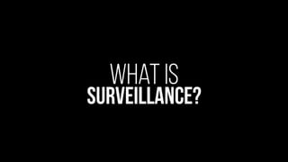 Privacy, Surveillance and librarianship