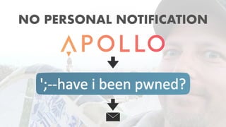 NO PERSONAL NOTIFICATION
 