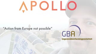 “Action from Europe not possible”
 