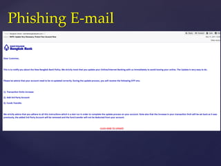 Phishing E-mail
 