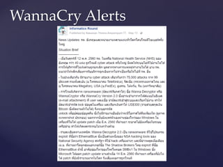 WannaCry Alerts
 