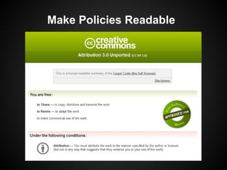 Make Policies Readable
 