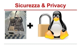Sicurezza & Privacy
 