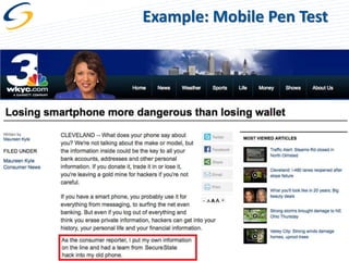 Example: Mobile Pen Test

6

 