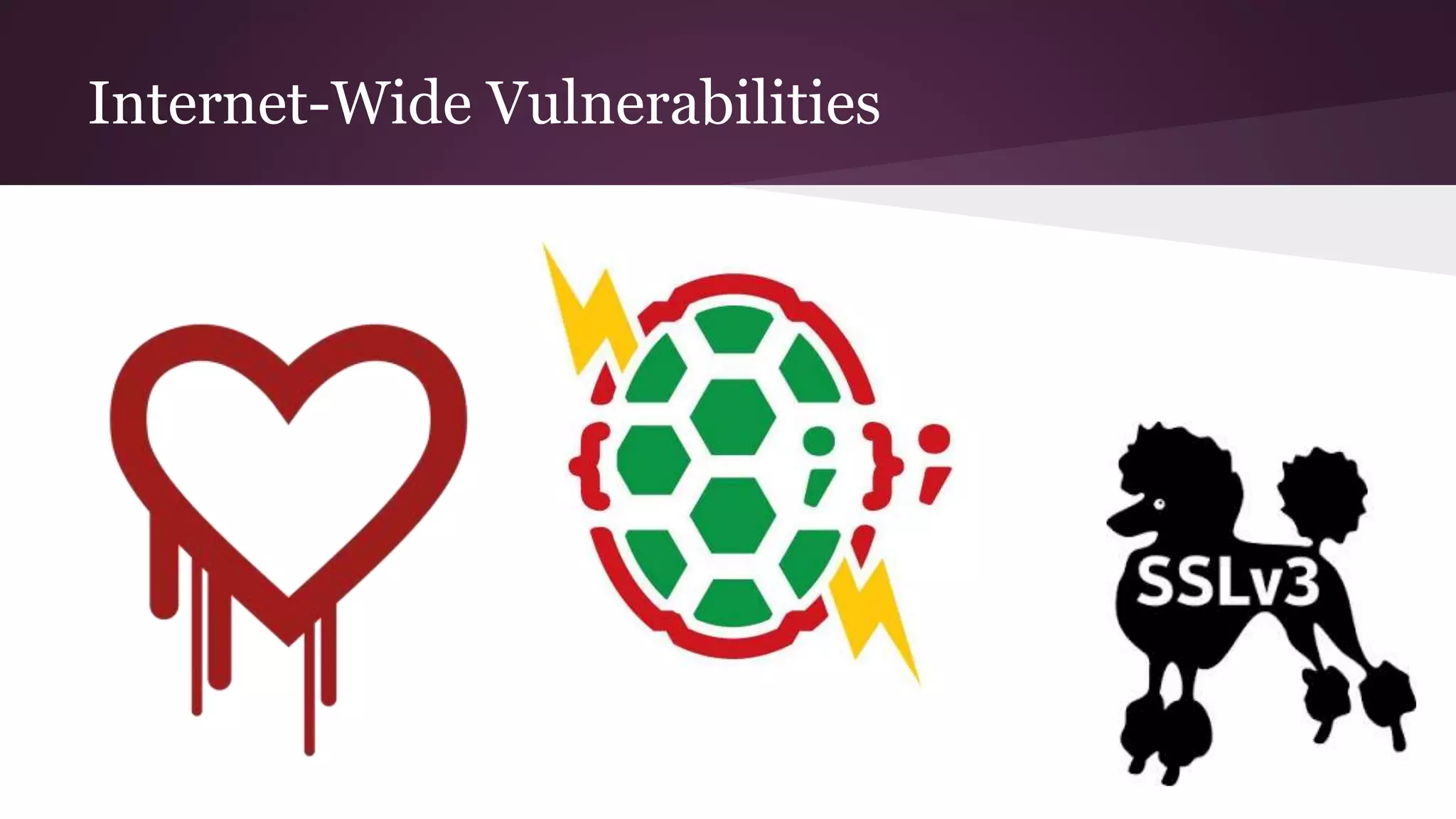 Internet-Wide Vulnerabilities
 
