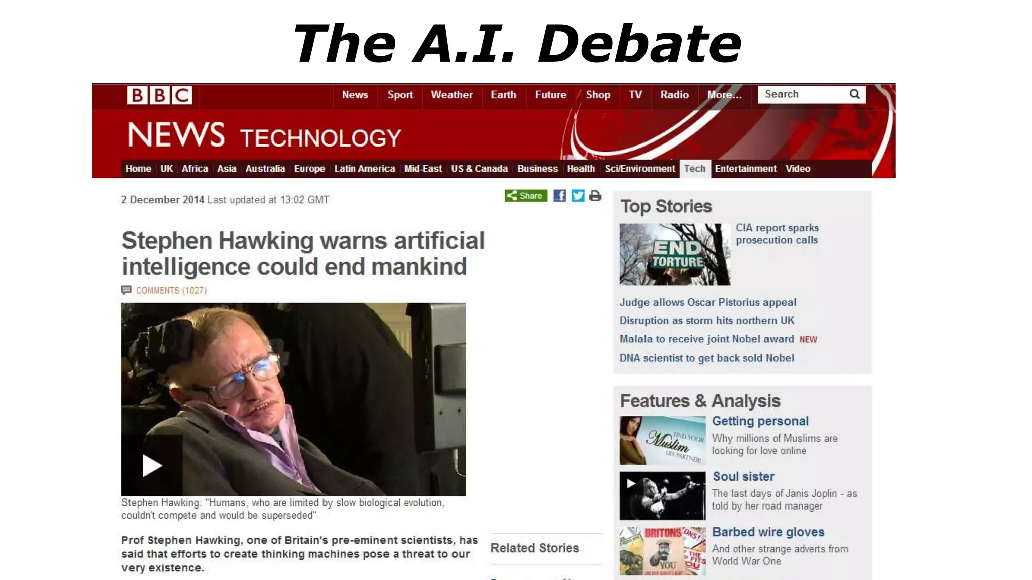 The A.I. Debate
 