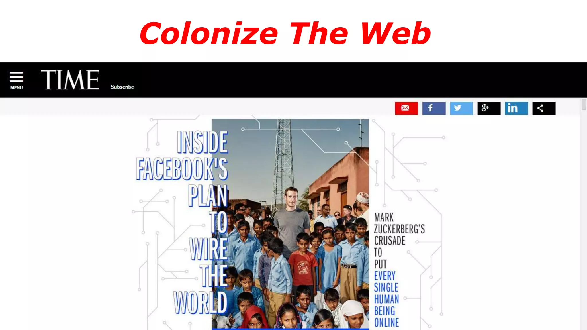 Colonize The Web
 