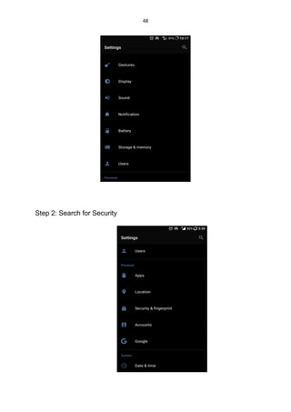 48
Step 2: Search for Security
 