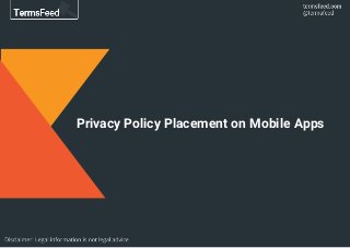 Privacy Policy for Google Analytics