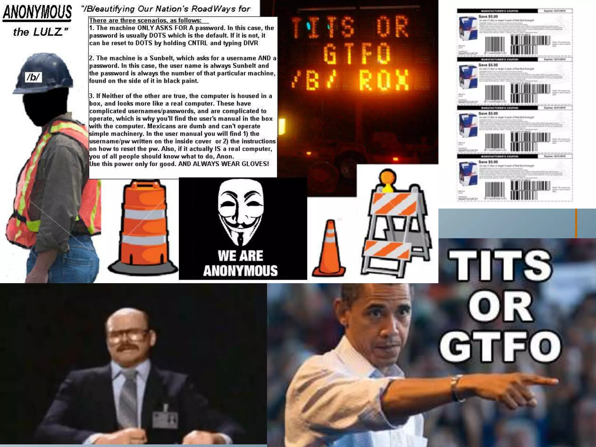 Rule 34 and memesAnonymous allows the community to take hold of something and make it something new.Original content barely exists