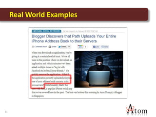 Real World Examples




11
 