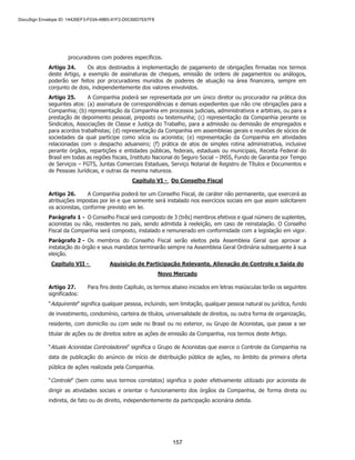 SP - 29699078v11
TERMO DE POSSE
Pelo presente instrumento, eu, FERNANDO TAVEIROS BOSCOLO, brasileiro, casado, engenheiro,
residente e domiciliado na cidade de São Paulo, Estado de São Paulo, com endereço comercial na sede da
Companhia, portador da cédula de identidade nº 28.752.065-1 emitido pela SSP/SP e inscrito no CPF/ME
sob o nº 249.478.798-07, tendo sido eleito como membro do Conselho de Administração da PRIVALIA
BRASIL S.A., sociedade por ações, com sede na cidade de São Paulo, Estado de São Paulo, na Avenida
Professor Alceu Maynard Araújo, 698, térreo, Vila Cruzeiro, CEP 04726-160, inscrita no CNPJ/ME sob o nº
10.464.223/0001-63, (“Companhia”), conforme eleição realizada na Assembleia Geral Extraordinária da
Companhia realizada nesta data, para um mandato de 2 (dois) anos a contar da presente data estendendo-
se até a Assembleia Geral Ordinária que aprovará as demonstrações financeiras do exercício social
encerrado em 31 de dezembro de 2022, declaro:
(i) aceitar minha eleição e assumir o compromisso de cumprir fielmente todos os deveres inerentes ao
meu cargo, de acordo com a lei e o Estatuto Social da Companhia;
(ii) sob as penas da lei, estar ciente e que cumpro todos os requisitos previstos no artigo 147 da lei
n° 6.404, de 15 de fevereiro de 1976 (“Lei das S.A.”), não estando impedido por lei especial para o
exercício de atividade empresarial, nem tendo sido condenado por crime falimentar, de prevaricação,
peita ou suborno, concussão, peculato, contra a economia popular, a fé pública ou a propriedade,
ou a pena criminal que vede, ainda que temporariamente, o acesso a cargos públicos, nem incurso
em nenhum dos crimes previstos no §1° do artigo 147 da Lei das S.A;
(iii) para os fins do §2º do artigo 149 da Lei das S.A., que receberei eventuais citações e intimações em
processos administrativos e judiciais relativos a atos de minha gestão na Avenida Professor Alceu
Maynard Araújo, 698, térreo, Vila Cruzeiro, CEP 04726-160, São Paulo, SP, sendo que eventual
alteração será comunicada por escrito à Companhia; e
(iv) nos termos do Regulamento do Novo Mercado, estar sujeito à cláusula compromissória prevista no
Regulamento do Novo Mercado e transcrita no Estatuto Social da Companhia.
São Paulo, 08 de fevereiro de 2021.
______________________________________
FERNANDO TAVEIROS BOSCOLO

	 