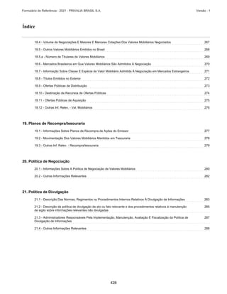 26 |
Privalia Serviços de Informação Ltda.
Demonstrações financeiras em
31 de dezembro de 2018
Um ativo financeiro é mensurado ao custo amortizado se atender ambas as condições a seguir e não for
designado como mensurado ao valor justo por meio do resultado (VJR):
x é mantido dentro de um modelo de negócios cujo objetivo seja manter ativos financeiros para receber
fluxos de caixa contratuais; e
x seus termos contratuais geram, em datas específicas, fluxos de caixa que são relativos somente ao
pagamento de principal e juros sobre o valor principal em aberto.
Em 31 de dezembro de 2018, todos os ativos financeiros são classificados a custo amortizado.
Ativos financeiros – Avaliação do modelo de negócios
Ativos financeiros - Política aplicável a partir de 1º de janeiro de 2018
A Empresa realiza uma avaliação do objetivo do modelo de negócios em que um ativo financeiro mantido
em carteira porque isso reflete melhor a maneira pela qual o negócio é gerido e as informações são
fornecidas à Administração. As informações consideradas incluem:
x as políticas e objetivos estipulados para a carteira e o funcionamento prático dessas políticas. Eles
incluem a questão de saber se a estratégia da Administração tem como foco a obtenção de receitas
de juros contratuais, a manutenção de um determinado perfil de taxa de juros, a correspondência
entre a duração dos ativos financeiros e a duração de passivos relacionados ou saídas esperadas de
caixa, ou a realização de fluxos de caixa por meio da venda de ativos;
x como o desempenho da carteira é avaliado e reportado à Administração do Empresa;
x os riscos que afetam o desempenho do modelo de negócio (e os ativos financeiros mantidos naquele
modelo de negócios) e a maneira como aqueles riscos são gerenciados;
x como os gerentes do negócio são remunerados – por exemplo, se a remuneração é baseada no
x valor justo dos ativos geridos ou nos fluxos de caixa contratuais obtidos; e
x a frequência, o volume e o momento das vendas de ativos financeiros nos períodos anteriores, os
motivos de tais vendas e suas expectativas sobre vendas futuras.
As transferências de ativos financeiros para terceiros em transações que não se qualificam para o
desreconhecimento não são consideradas vendas, de maneira consistente com o reconhecimento
contínuo dos ativos da Empresa.
381
 