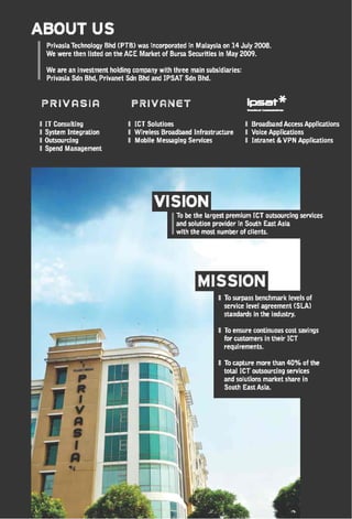 Privasia - Privanet Company Profile